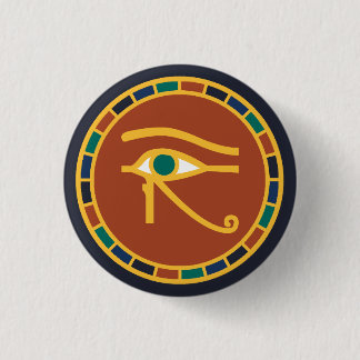 Eye of Horus Badge in Ancient Egyptian Colours