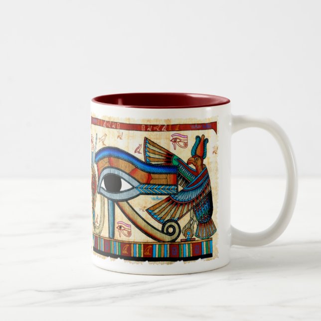 EYE OF HORUS Collection Two-Tone Coffee Mug (Right)