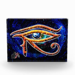 Eye Of Horus Colour Illustration Acrylic Block