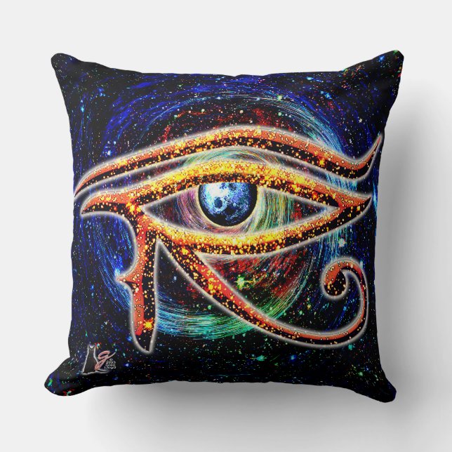 Eye Of Horus Cushion (Front)