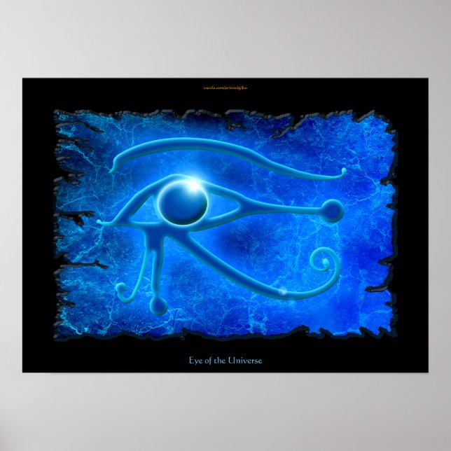 EYE OF HORUS Egyptian Art Print (Front)
