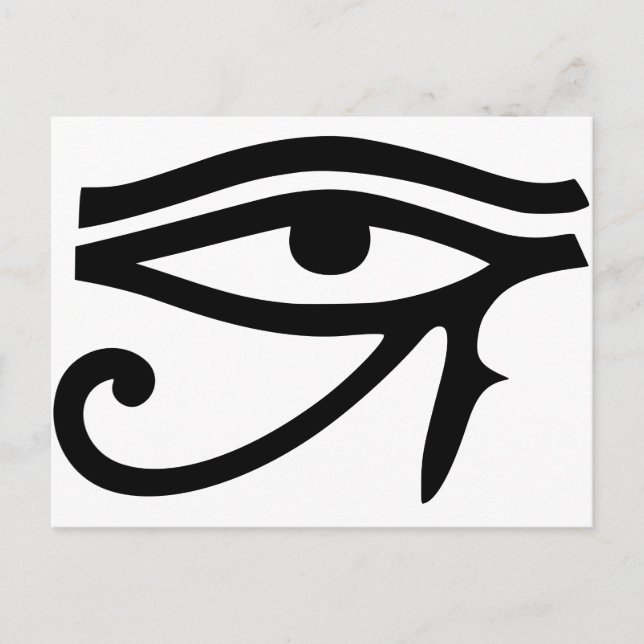 Eye of Horus Egyptian god gift idea Postcard (Front)