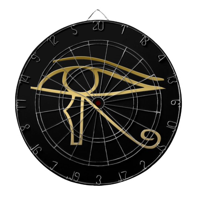 Eye of Horus Egyptian symbol Dartboard (Front)