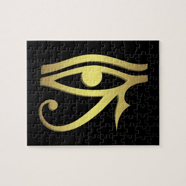 Eye of horus Egyptian symbol Jigsaw Puzzle (Horizontal)