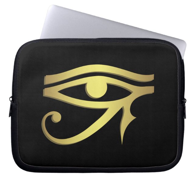 Eye of horus Egyptian symbol Laptop Sleeve (Front)