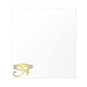 Eye of horus Egyptian symbol Notepad