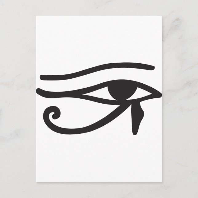 Eye Of Horus Egyptian Symbol Postcard (Front)