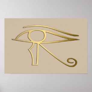 Eye of Horus Egyptian symbol Poster