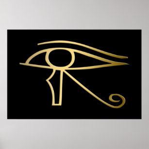 Eye of Horus Egyptian symbol Poster