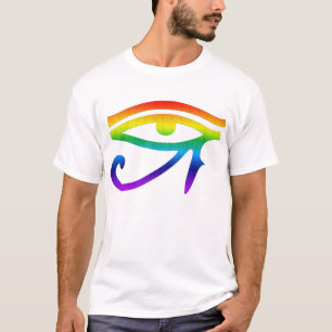 Eye of Horus Gay Pride T-Shirt