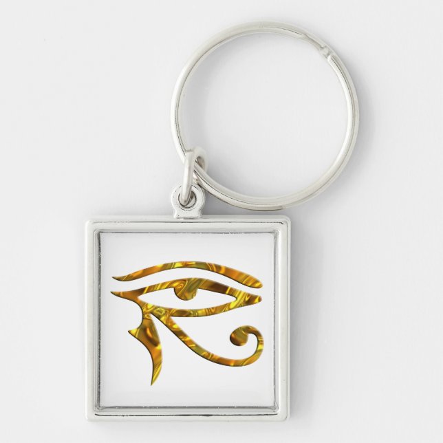 Eye Of Horus - GOLD Key Ring (Front)