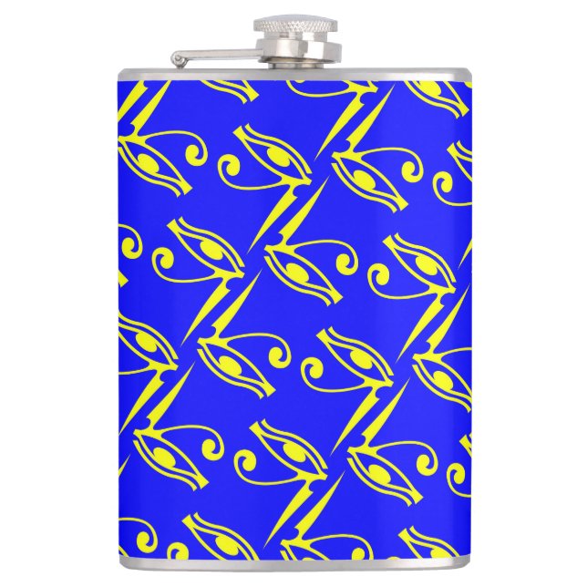Eye of Horus Hip Flask (Front)