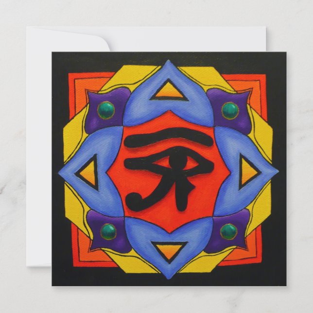 Eye Of Horus Invitation (Front)
