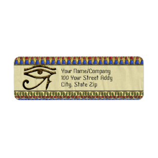 Eye of Horus Return Address Label