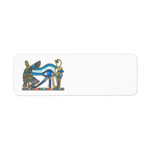 EYE OF HORUS RETURN ADDRESS LABEL