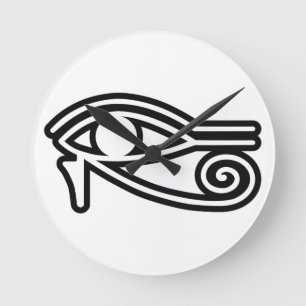 Eye_of_Horus Round Clock