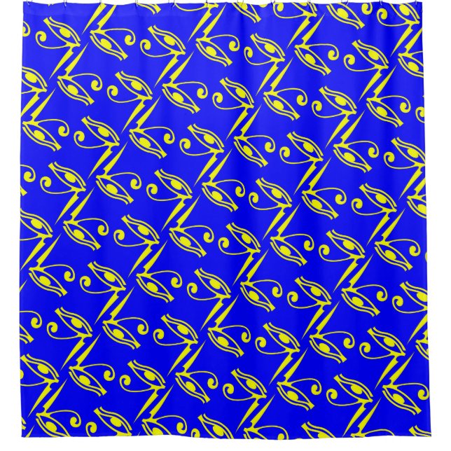 Eye of Horus Shower Curtain (Front)