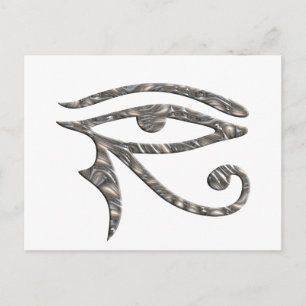 Eye Of Horus - SILVER Postcard