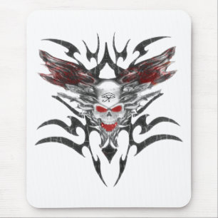 eye of horus skull-tran mouse pad