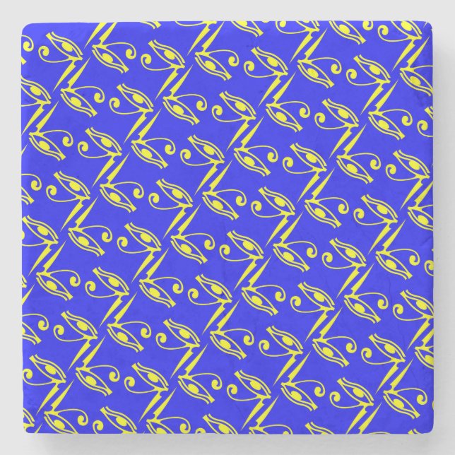Eye of Horus Stone Coaster (Front)