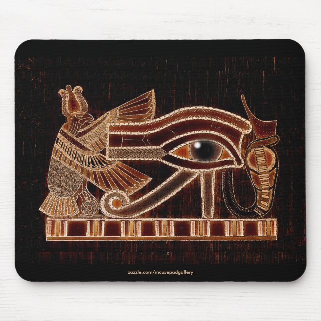 EYE OF HORUS, WADJET Egyptian Art Mousepad (Front)