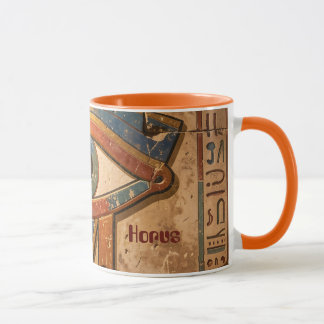 Eye of Horus with Hieroglyphs Custom Spiritual  Mug