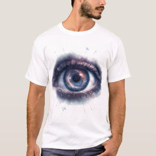 Eye of Infinity – Cosmic Vision Surreal Illustrat T-Shirt