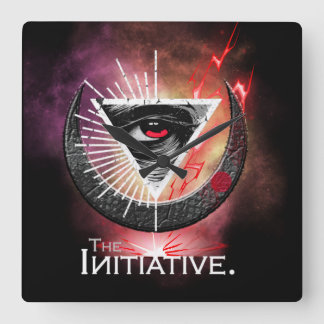 Eye Of Initiative Cosmic Basic  Square Wall Clock