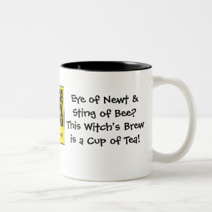 Eye of Newt & Sting of Bee? Witch's Brew... Two-Tone Coffee Mug
