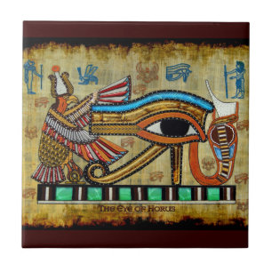 Eye of Ra Ancient Egyptian Wadjet Symbol Tile
