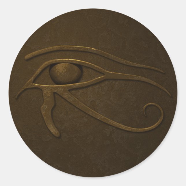 Eye of Ra Classic Round Sticker (Front)