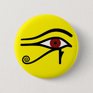 Eye of Ra - Egyptian God 6 Cm Round Badge