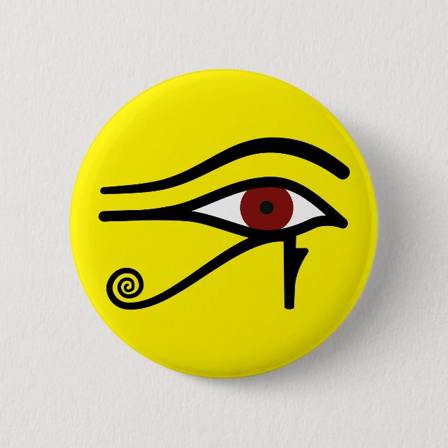 Eye of Ra - Egyptian God 6 Cm Round Badge (Front)