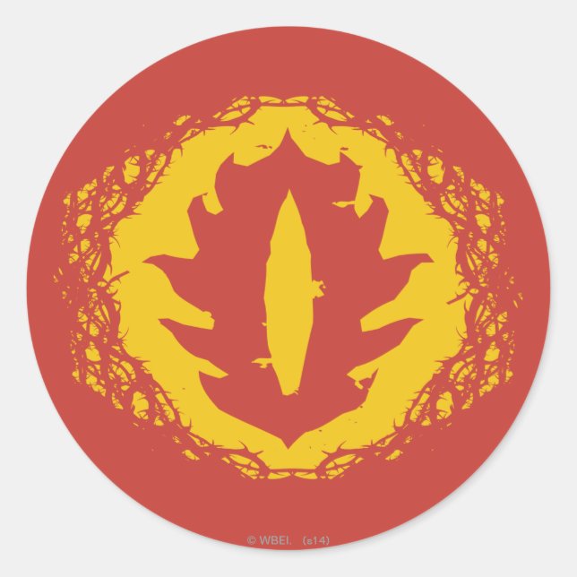 Eye of Sauron Icon Classic Round Sticker (Front)