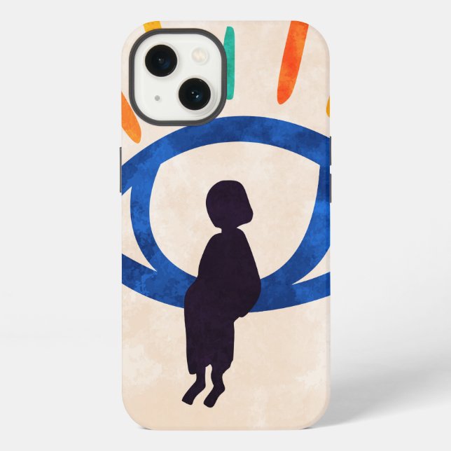 Eye of Silence iPhone Case (Back)