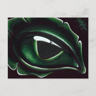 Eye Of The Baby Green Dragon Postcard