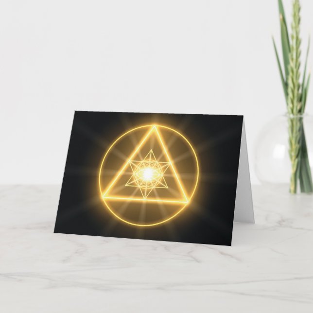 Eye of The Divine Greeting Card - 5x7 (Front)