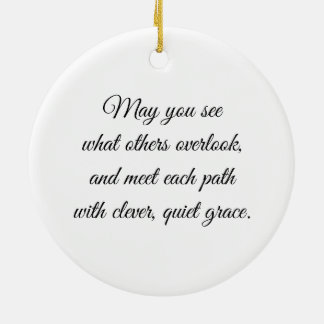 Eye of the Fox – Gaze Collection Ceramic Ornament