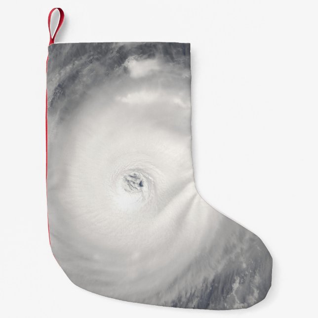 Eye of the Hurricane Small Christmas Stocking (Front)