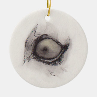Eye of the Hyena – Gaze Collection Ceramic Ornament