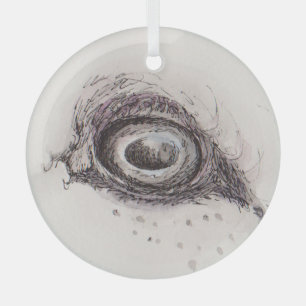 Eye of the Sheep – Gaze Collection Glass Tree Decoration