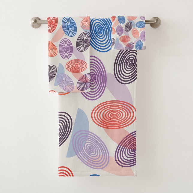 Eye of the Storm  Bath Towel Set (Insitu)
