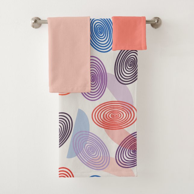 Eye of the Storm  Bath Towel Set (Insitu)