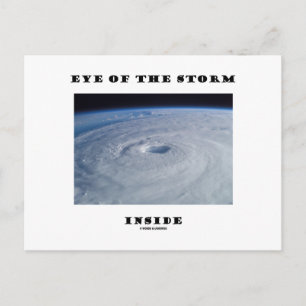 Eye Of The Storm Inside (Hurricane's Eye) Postcard