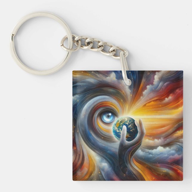 Eye of the Storm Key Ring (Front)