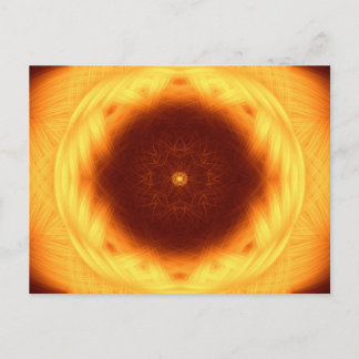 Eye of the Sun Mandala Postcard