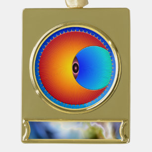 Eye Of The Sun Metal Ornament