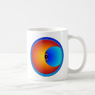 Eye Of The Sun  White Coffee Mug