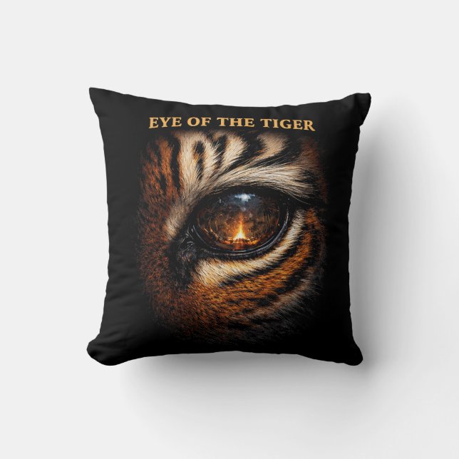 Eye of the Tiger Cushion (Front)