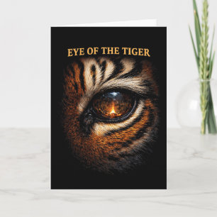 Eye of the Tiger Holiday Card